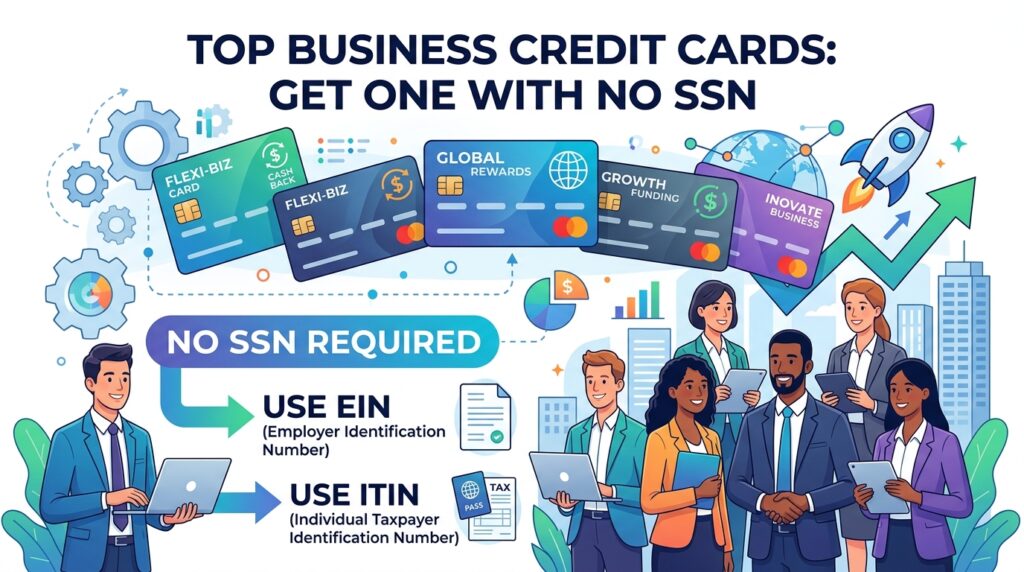 Top Business Credit Cards You Can Get with No SSN