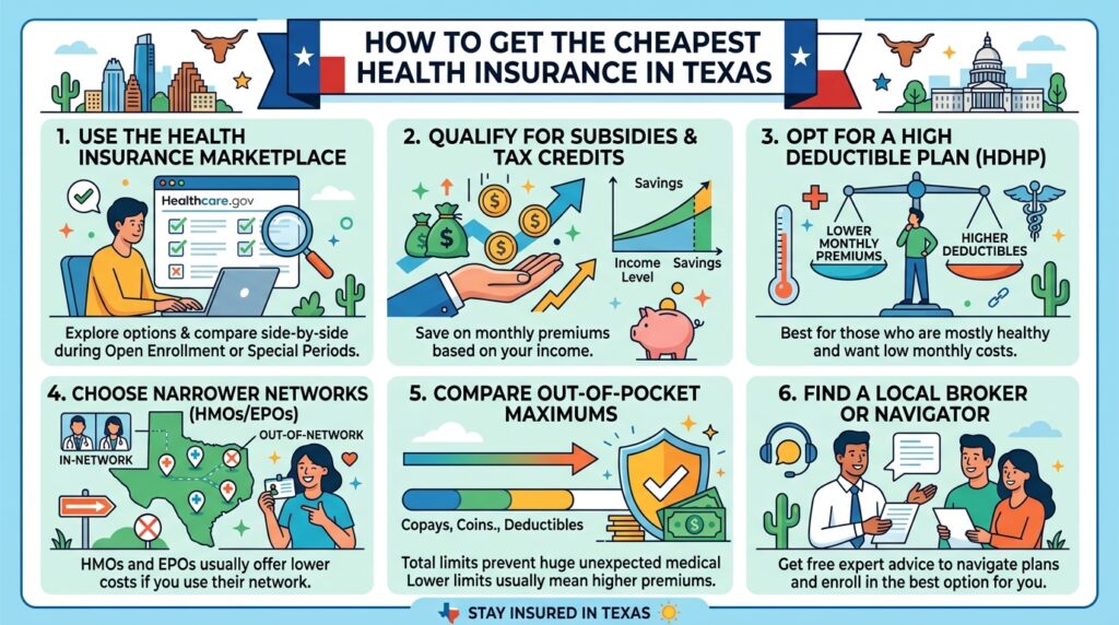 How to Get the Cheapest Health Insurance in Texas