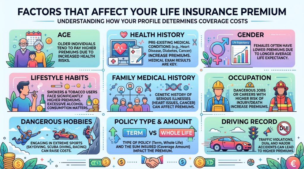 Factors That Affect Your Life Insurance Premium