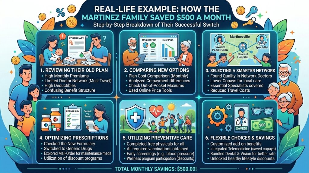Real-Life Example: How the Martinez Family Saved $500 a Month