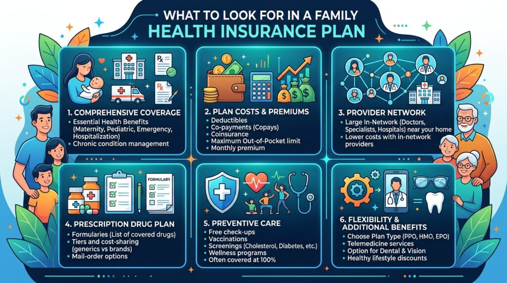 What to Look for in a Family Health Insurance Plan