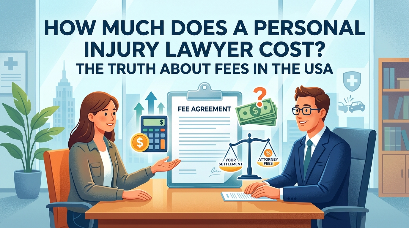 How Much Does a Personal Injury Lawyer Cost in the USA? (The Truth About Fees)